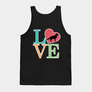 Love german shepherd best german shepherd Tank Top